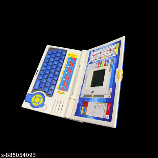 Portable Educational Laptop for Learning Letters Numbers and Words with Fun Games and Music Perfect for Travel and Home Education Play Kit