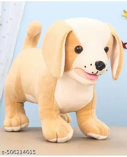 jr jack & rose soft pug dog toys for kids, boys and girls of all age/ Color'" : Brown/ Size : 35 Cm/ Qty : 1 Pic Only