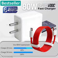80 Watt Fast Charger; 5A Super Fast Mobile Charger, 80 watt charger, 80 Watt Adapter, Supports Supervooc, VOOC, Warp, Dash, SuperDart & Fast