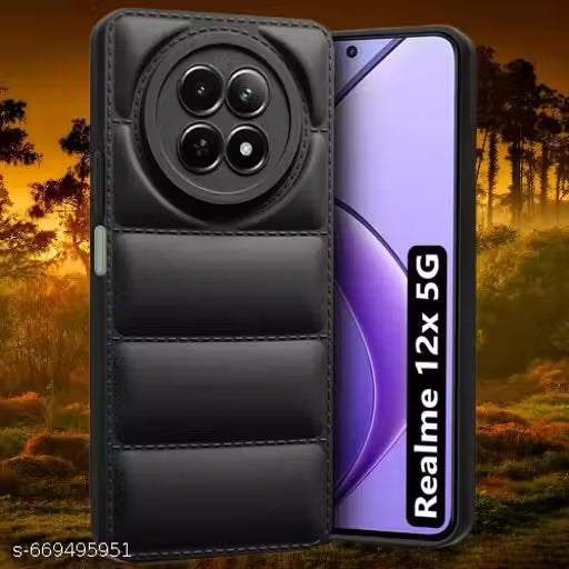 Back Case Cover for Realme 12x / Realme 12 / Realme C65 / Narzo 70x (5G) | Compatible for Realme 12x