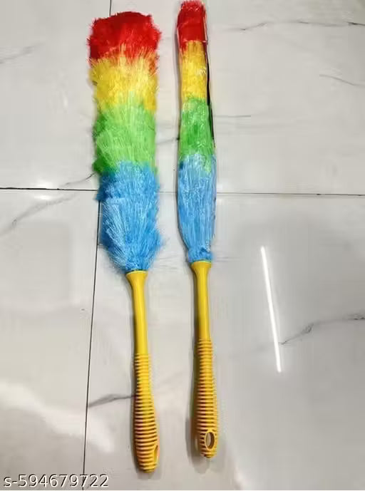 Microfiber/Car Duster Exterior Scratch Free Car Cleaning Tool, Car Dust Brush for Truck, Pickup, Motorcycle, Vehicles Cleaning,(Multicolor) (Rainbow Duster)