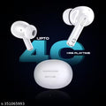 Hoppup AirDoze S40 Earbuds with 13MM Drivers, 40H Playtime, Rage Mode,ENC & Type-C Bluetooth Headset (White, True Wireless)