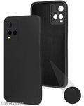 Magical Case Silicone Cloth Back Cover For Vivo Y21 (black)