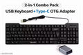 KEYBOARD AND TYPE C OTG COMBO SET