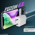 20 Watt Charger, Compatible with I-Phone, 20 Watt I-Phone Charger, Type-C to Lightening Port Type Cable for I-phone and other IOS Devices,