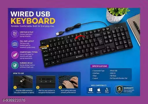 MULTIPURPOSE KEYBOARD FOR GAMING AND OFFICE USE