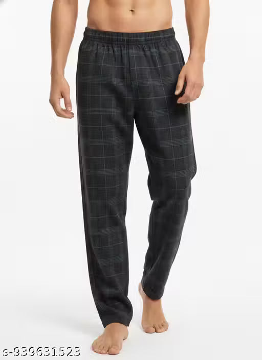 SAI CHECKED GREEN PANT FOR MEN PACK OF -1