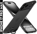 Vaprif Back Cover For iPhone 17 Pro Max | Frameless Design Translucent Hard Case | Full Camera & Screen Protection | Hybrid Slim Matte
