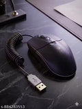 Mouse for Computer & Laptop – Smooth & Durable Mini LED Light USB Wired