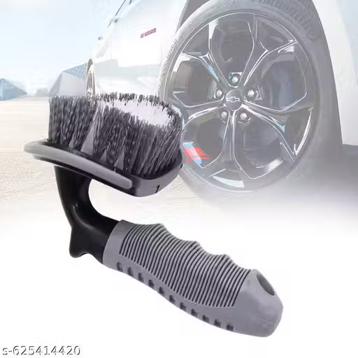 MT- Car Tyre Cleaning Brush Scrubber with Antislip Handle Multi-Functional SUV Tire Wheel Rim Hub Washing Cleaner