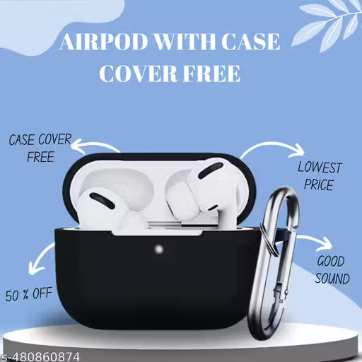 Stylish BT Wireless Earbuds Bluetooth Headphones TWS With Silicone Case Cover Best Quality Wireless Bluetooth Headphones