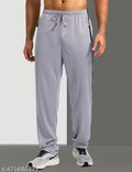 Men's Solid Straight Track Pants