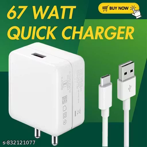 67 Watt Mobile Charger, 67 Watt Fast Charger; 3A Super Fast Mobile Charger, 67 Watt Powerr Adapter,