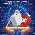 85 Watt Super-Fast Charger, 5A PoweEr Adapter Fast Charging Mobile Charger With Detachable Cable Supports Supervooc, Vooc, Superdart, Dash, Warp Charging Tech -,Cable Included