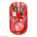 Portronics Toad 8 Transparent Wireless Bluetooth Mouse with Dual Wireless (BT + 2.4 GHz), Rechargeable Battery,
