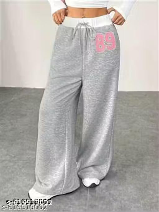 Trendy women oversize trackpant