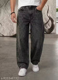AL FALAH - Men’s Premium Wide-Leg Relaxed Fit Denim Jeans Embrace the ultimate trend with our Wide-Leg Relaxed Fit Jeans.