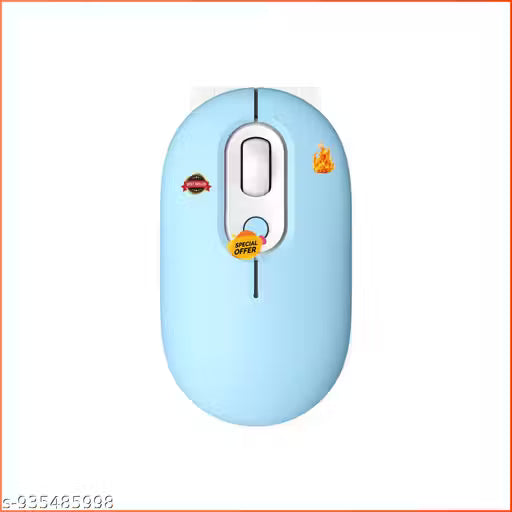 Dual Mode Wireless RGB Mouse with USB Nano Receiver | 2.4G USB Silent Click and 1600 DPI Adjustable Sensor