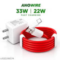 33W Fast Charging Adapter with Type-C Cable Combo | Super Fast USB Charger | Premium Mobile Charging Set