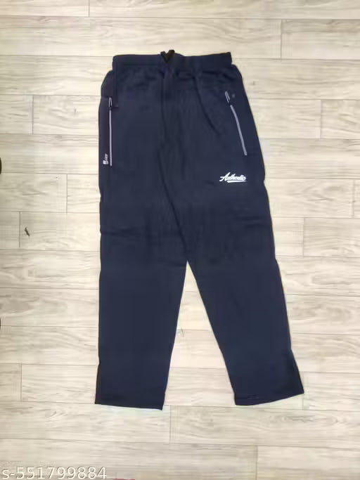 ONE PCS DARK NAVY BLUE- LUPKIT TRACKS FOR MENS TRACK ultra soft Cotton Rich TRACKS with very less weight;