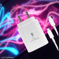 45W USB-C PD Super Fast Charger with Cable | Compatible for Samsung, Google Pixel, OnePlus, iPhone 15, Realme, Redmi, Vivo, Oppo Smartphones.