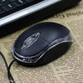 Mouse USB optical wired Mouse for Laptop, Mouse for Computer, Mouse for Desktop Wired Optical Gaming Mouse (USB 2.0, Black)