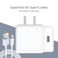 30 Watt Fast Charger; 3A Super Fast Mobile Charger, 30 watt ka charger, Powerr Adapter, Compatible with Supervooc,
