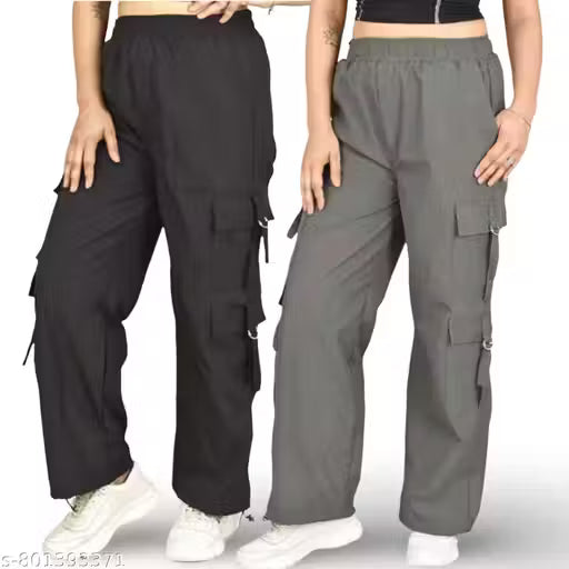 Women’s Cargo Style Track Pant Pack of 2