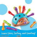 LIPSA TOYS Pull Out Spike Toy for Kids Age 18+ Months | Fine Motor and Sensory Hedgehog Toddler Learning Toys