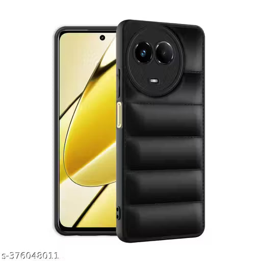 Back Case for Realme 11 / 11X 5G / Narzo 60X 5G / C67 5G | Matte Soft | Puff Case for Realme 11 / Realme 11X 5G / Realme Narzo 60X 5G / Realme C67 5G