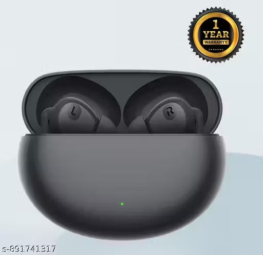 Wireless TWS Bluetooth Ear buds with Free Protective Case (black) | High-Quality Sound | Long Battery Life | Touch Control Ear buds