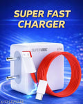 65W Wall Charger with Type-C Cable | Mobile Fast Charging Adapter | Android Charger