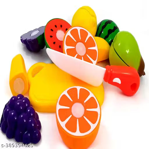 Fruits N Veggies Exclusive Collection of Realistic Sliceable Fruits, Vegetables, for Girls and Boys 8pc set