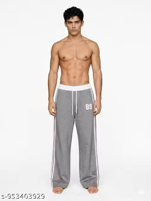 Men's & Boy' Trendy Fashionable Loose Fit Track pants/ grey track pants/trauser