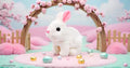 Hopping Walking Bunny Toy with Sounds, Jumping Rabbit Wiggling Ears, Twitching Mouth and Nose, Educational Interactive Bunny Rabbit Toy for Baby Kids