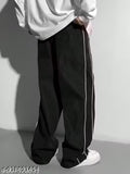Trendy Trousers For Summer II 2 Pipping New Design II Gym Track Pant II For Men & Women