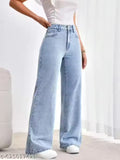 Straight fit jeans for women Trendy Jeans Baggy Jeans For Women And Girls