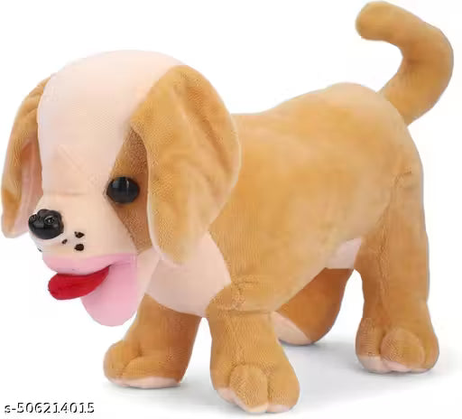 jr jack & rose soft pug dog toys for kids, boys and girls of all age/ Color'" : Brown/ Size : 35 Cm/ Qty : 1 Pic Only
