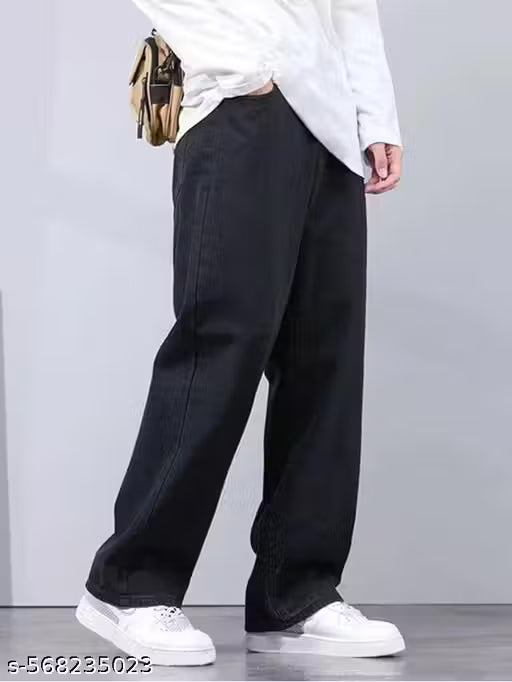 Comfortable Black Jeans for Men | Lycra Slim Fit | Fashion