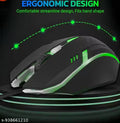 Wired Optical Gaming Mouse | 2400 DPI Sensor | 4 Durable Buttons | Multicolour Backlight Black