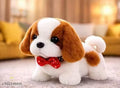 Hopping Walking Dog Toy with Sounds, Jumping Dog Wiggling Tails, Twitching Mouth and Nose, Educational Interactive Dog Toy for Baby Kids Children