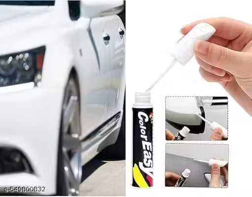 VISHVA MART Car Scratch Remover Touch Up Paint Pen Automotive Car Paint Pen Scratch Repair for Deep Scratches Special-Purpose (White Pack of 1)