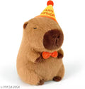 Capybara with birthday cap 25cm Soft Toy Plush Toy | Big Stuffed Animal | Ultra Soft, Huggable & Cuddly Gift for Kids