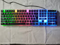 Geonix CRUISER K5 Wired Gaming Keyboard | Rainbow Backlit | IPX4 Water Resistant | 104 Tactile Keys | 12 Multimedia Keys