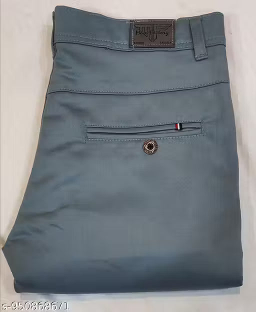 Men trouser sky-blue