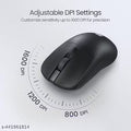 Portronics Toad 33 Wireless Mouse with 2.4 GHz Wireless Receiver, Adjustable Sensitivity, Ergonomic Design, for Laptops, Desktops PC (Black)