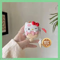 Hello Kitty Ice Cream Keychain - Cute PVC Keychain, Multicolor, Perfect for Gifts, Kids & Adults, Lightweight, Durable, Adorable