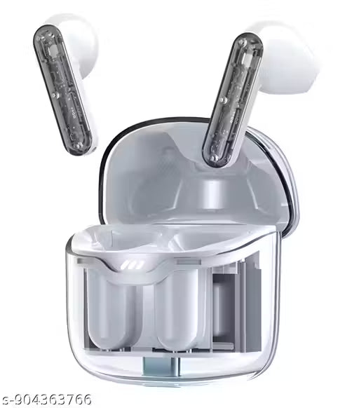 Premium High Quality Truly Wireless TWS Earbud, ANC Bluetooth Earbuds with Display, 30 Hrs Playtime with Fast Charging,