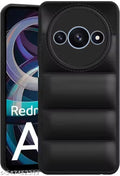 Redmi A3 / Redmi A3x / Poco C61 (4G) Back Cover | Camera Bump & 360° Flexible Puff Armor Protection