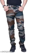 Army Style Comouflage Multipocket Track Pant Trendy Cargo Joggers Man